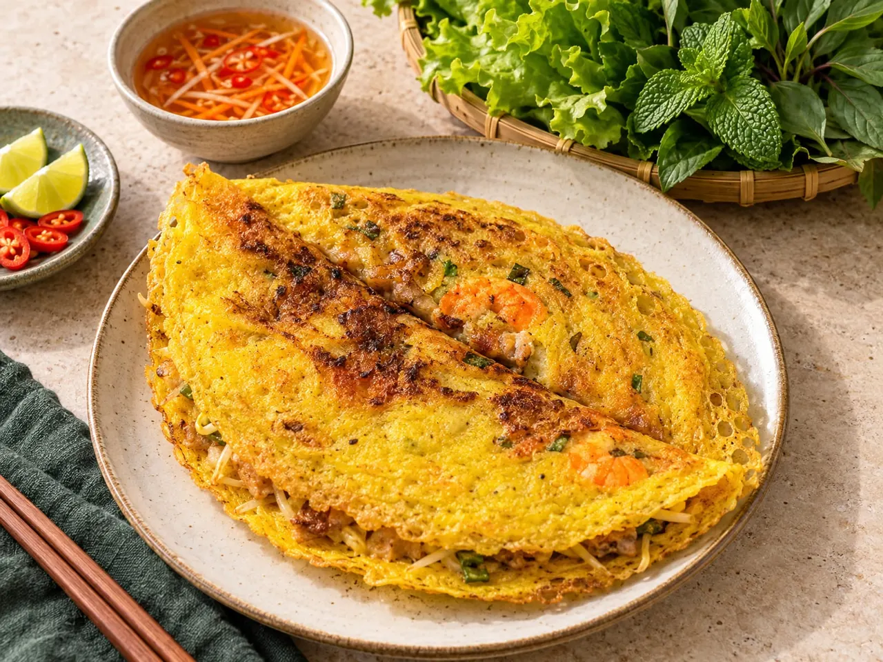 Vietnamese Crispy Pancake